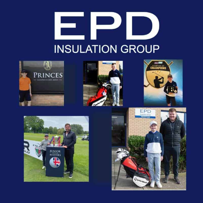 EPD Insulation Group at golf events with participants