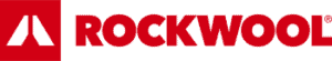 ROCKWOOL company logo in red on white background.