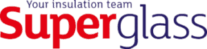 Superglass logo with tagline 'Your insulation team'