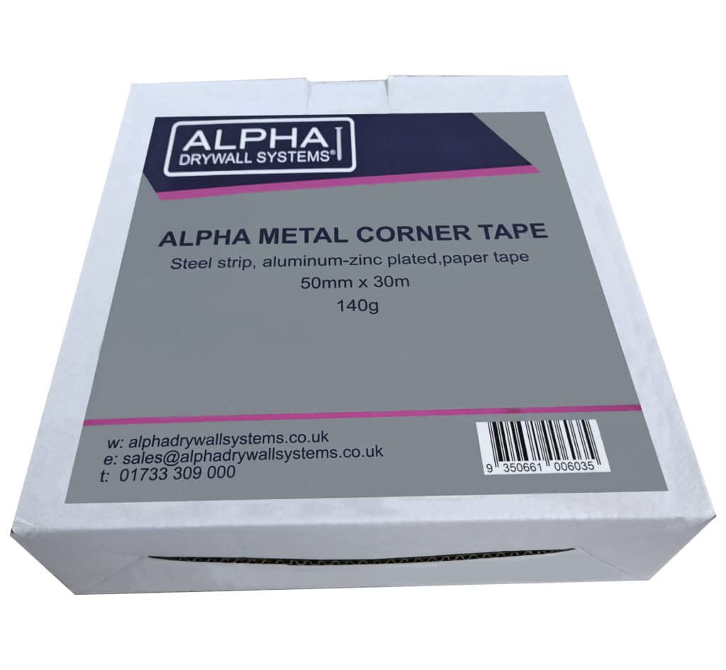 ALPHA Metal Corner Tape packaging box