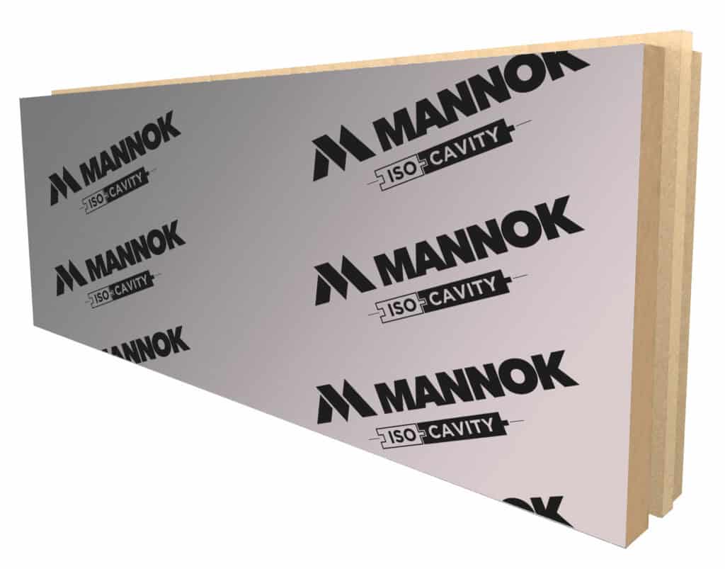 Mannok branded insulated building board