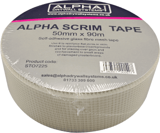 ALPHA Scrim Tape 50mm x 90m packaging