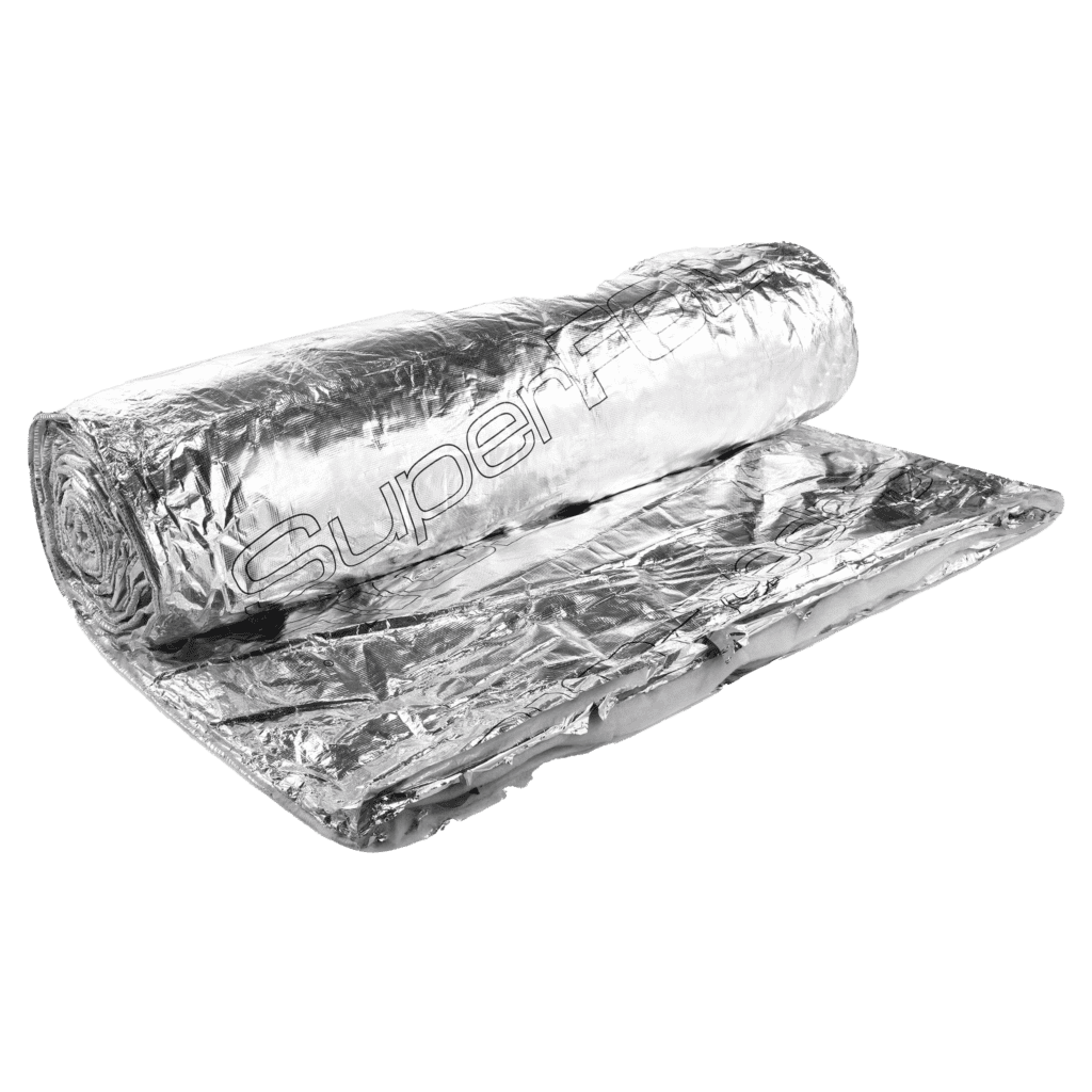 Wrapped burrito in aluminium foil on black background