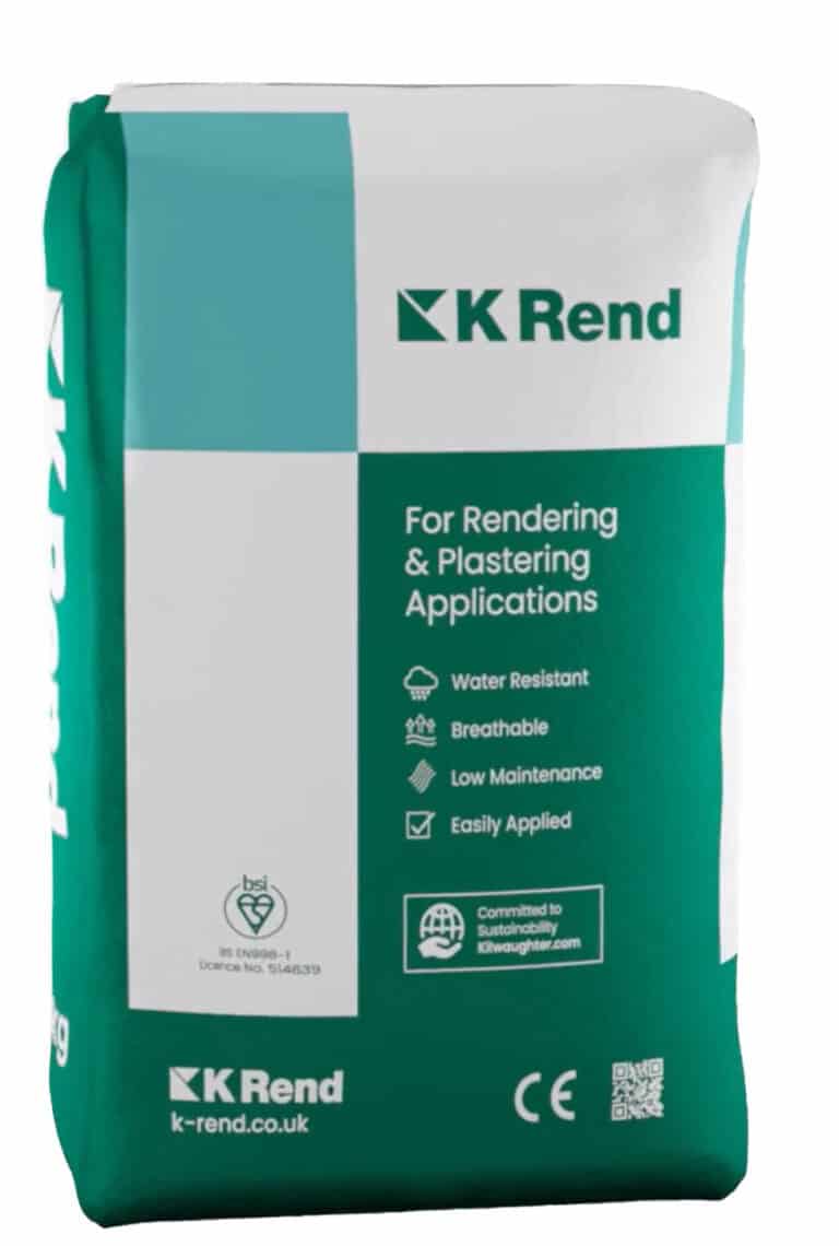 K Rend plaster rendering bag for construction