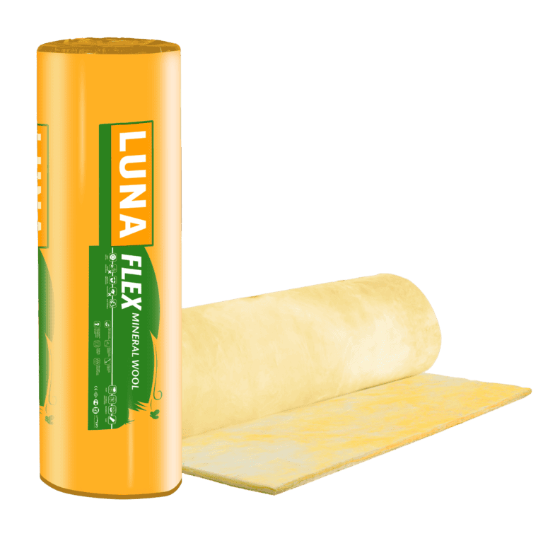 Roll of Luna Flex mineral wool insulation