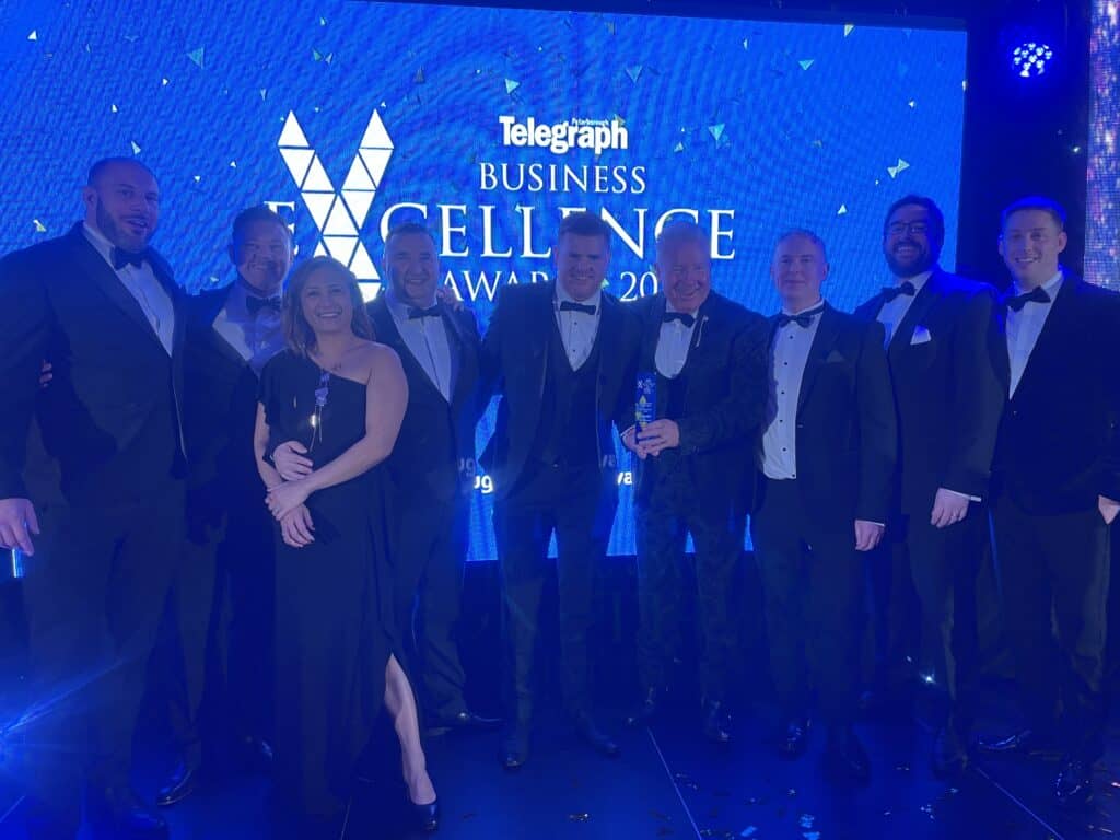 Group at Telegraph Business Excellence Awards 2019