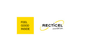 Recticel Insulation logo with 'Feel Good Inside' slogan