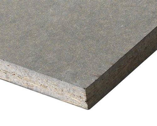 Close-up of a grey concrete slab edge